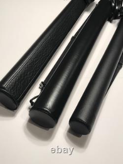 Pechauer Jp3 Custom Pool Cue Ebony Leather Wrap 12.75 New Ship Free Free Case