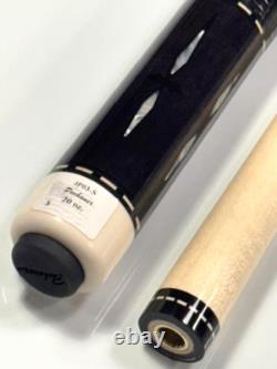 Pechauer Jp3 Custom Pool Cue Ebony Leather Wrap 12.75 New Ship Free Free Case