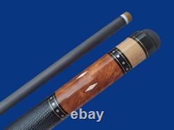 Pool Cue Billiard Philippines Monkeypod Burl 6 Points With CARBON FIBER SHAFT