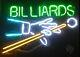 Pool Room Billiards 24x20 Neon Sign Wall Store Light Lamp With Dimmer