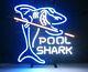 Pool Shark Billiards 20x16 Neon Sign Lamp Party Club With Dimmer