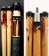 Pre-owned Phillippi Portable Pool Cue 58 Inch Custom 2 Shafts + Soft Case