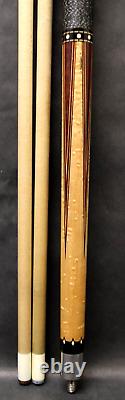 Pre-owned PHILLIPPI Portable Pool Cue 58 inch Custom 2 Shafts + Soft Case