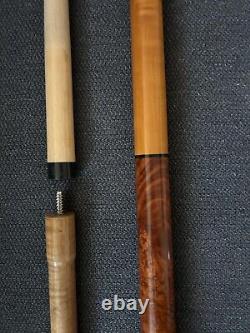 RARE CUSTOM POOL CUE by Gene La Viness' with 2 Wooden Custom Protectors