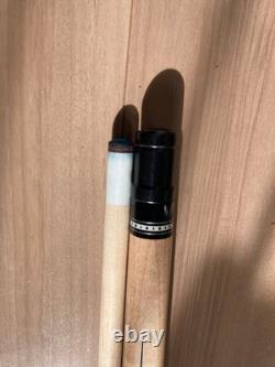 ROBERTSON Pool Cue Black Beige Custom Quick Joint Billiard Stick Excellent