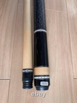 ROBERTSON Pool Cue Black Beige Custom Quick Joint Billiard Stick Excellent