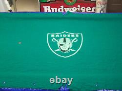 Raiders CUSTOM pool table felt cloth