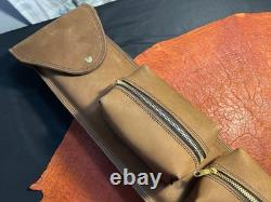 Randy Cantrell Envelope Style Custom Pool Case 2x4 Caramel Leather