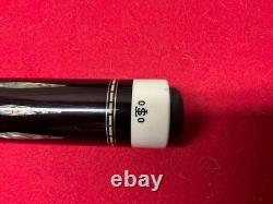 Rare Vintage 2000 Tim Scruggs Custom Pool Cue Mother Of Pearl With Wrap 3 Shafts