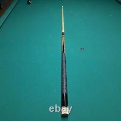 Rare Vintage Espiritu Custom Pool Cue Ebony Black Gray 93