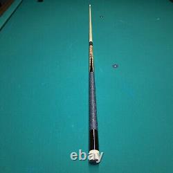 Rare Vintage Espiritu Custom Pool Cue Ebony Black Gray 93