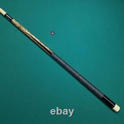 Rare Vintage Espiritu Custom Pool Cue Ebony Black Gray 93