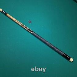 Rare Vintage Espiritu Custom Pool Cue Ebony Black Gray 93