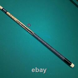 Rare Vintage Espiritu Custom Pool Cue Ebony Black Gray 93