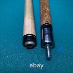 Rare Vintage Espiritu Custom Pool Cue Ebony Black Gray 93