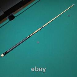 Rare Vintage Espiritu Custom Pool Cue Ebony Black Gray 93