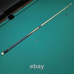 Rare Vintage Espiritu Custom Pool Cue Ebony Black Gray 93