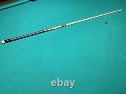 Rare Vintage Espiritu Custom Pool Cue Ebony Black Gray 93