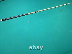 Rare Vintage Espiritu Custom Pool Cue Ebony Black Gray 93