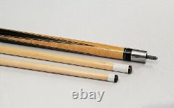 Rare Vintage Russ Espiritu Custom Pool Cue Ebony 2000 Nice