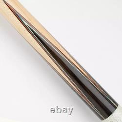 Rich Custom Cue 4-Veneer Maple/Ebony 5/16-18 Flat Joint Billiards Pool stick