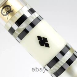 Rich Custom Cue 4-Veneer Maple/Ebony 5/16-18 Flat Joint Billiards Pool stick
