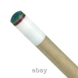 Rich Custom Cue 4-Veneer Maple/Ebony 5/16-18 Flat Joint Billiards Pool stick