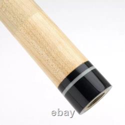 Rich Custom Cue 4-Veneer Maple/Ebony 5/16-18 Flat Joint Billiards Pool stick