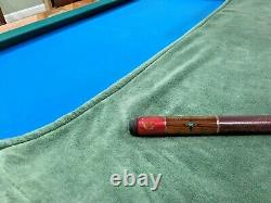 Ricks Custom Pool Cue 58 15/16 19.3 ounces Cocobolo Elk Master Soft Tip