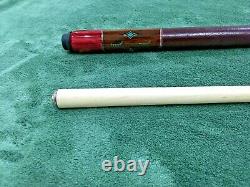 Ricks Custom Pool Cue 58 15/16 19.3 ounces Cocobolo Elk Master Soft Tip