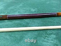 Ricks Custom Pool Cue 58 15/16 19.3 ounces Cocobolo Elk Master Soft Tip