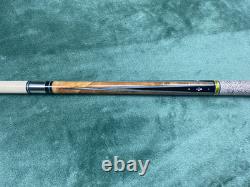 Ricks Custom Pool Cue Big Leaf Oak 59 18.5 oz Ebony Points Inlays Moori Medium Ricks Custom Pool Cue Big Leaf Oak 59 18.5 oz Ebony Points Inlays Moori Medium