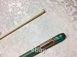 Ricks Custom Pool Cue, Bubinga/Amboyna Burl/Predator Victory Medium Tip