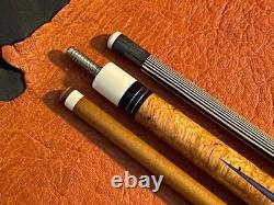 Roberto Franco Custom Pool Cue Set. With Kielwood Shaft. Matching Jump Cue