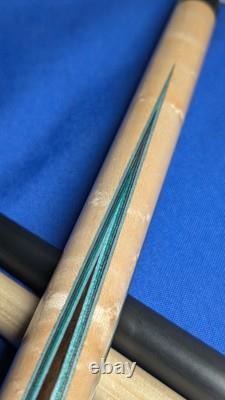 Rosewood/Birdseye Jacoby Custom Pool Cue UnilocQRelease 2 shafts 18.70oz 12.30mm