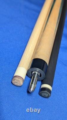 Rosewood/Birdseye Jacoby Custom Pool Cue UnilocQRelease 2 shafts 18.70oz 12.30mm