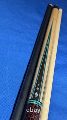 Rosewood/Birdseye Jacoby Custom Pool Cue UnilocQRelease 2 shafts 18.70oz 12.30mm