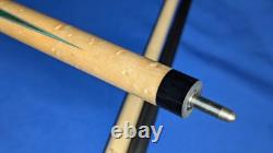 Rosewood/Birdseye Jacoby Custom Pool Cue UnilocQRelease 2 shafts 18.70oz 12.30mm