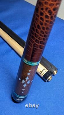 Rosewood/Birdseye Jacoby Custom Pool Cue UnilocQRelease 2 shafts 18.70oz 12.30mm
