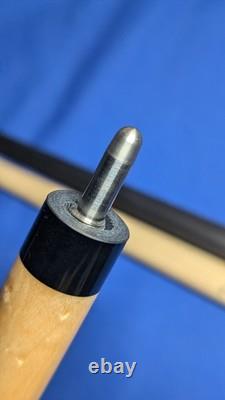 Rosewood/Birdseye Jacoby Custom Pool Cue UnilocQRelease 2 shafts 18.70oz 12.30mm