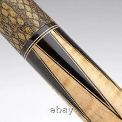 Samsara Custom Cue 2 Shafts Radial Joint Snake Wrap Billiard Pool stick