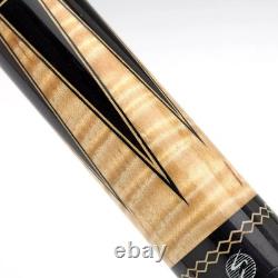 Samsara Custom Cue 2 Shafts Radial Joint Snake Wrap Billiard Pool stick