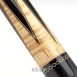 Samsara Custom Cue 2 Shafts Radial Joint Snake Wrap Billiard Pool stick