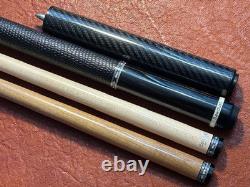 Sawdust Custom Hoppe Pool Cue With2 Shafts 1 Maple & 1 Kielwood. 8 Rear Extension