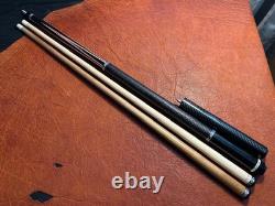 Sawdust Custom Hoppe Pool Cue With2 Shafts 1 Maple & 1 Kielwood. 8 Rear Extension