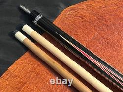 Sawdust Custom Hoppe Pool Cue With2 Shafts 1 Maple & 1 Kielwood. 8 Rear Extension