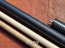Sawdust Custom Hoppe Pool Cue With2 Shafts 1 Maple & 1 Kielwood. 8 Rear Extension