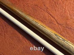 Schmelke Bocote Into Cocobolo Pool Cue With Maple Shaft