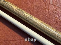 Schmelke Bocote Into Cocobolo Pool Cue With Maple Shaft