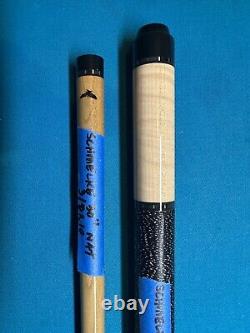 Schmelke Custom 60 Inch CTOB17NAT Pool Cue, 3/8x10